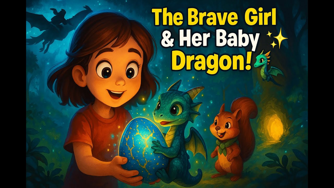 The Brave Girl and Her Baby Dragon | Magical Adventure Story for Kids ...