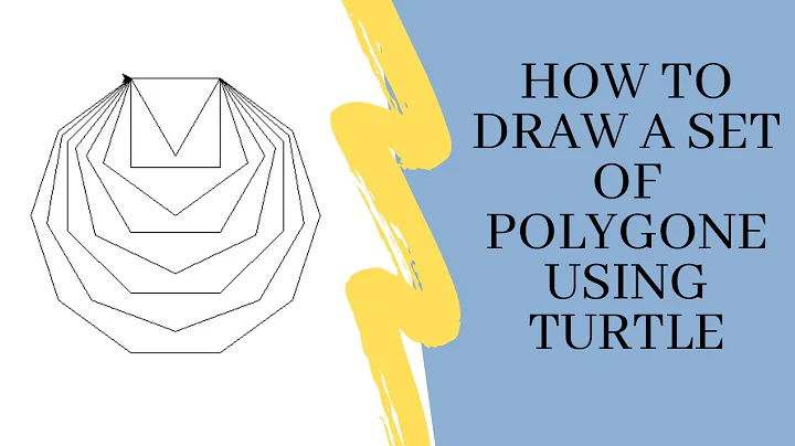 Draw Polygons | Python project | Turtle Tutorial