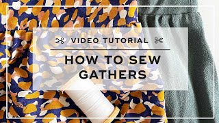 My stressfree method for sewing gathers