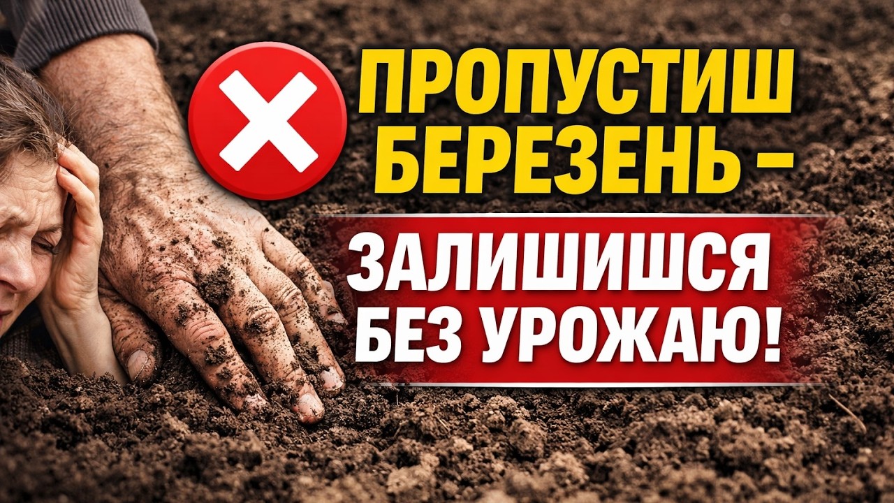 ГОЛОВНІ 20 СПРАВ НА ГОРОДІ В БЕРЕЗНІ: Без цього багатого врожаю не чекайте!