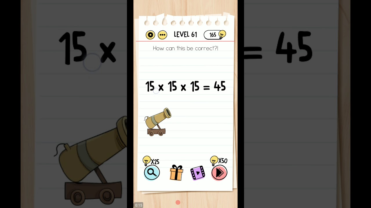 BRAIN TEST TRICKY PUZZLE LEVEL 61 SOLVED - YouTube