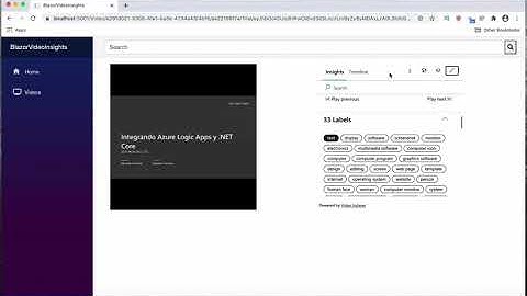 Blazor Video Insights - Leverage the Power of Azure Video Indexer and WebAssembly