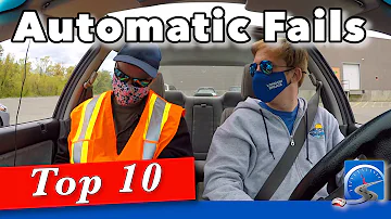 Top 10 Reasons Automatic Fail Driving Test