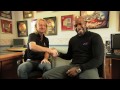 KK Downing being interviewed during the Astbury Hall Classic.