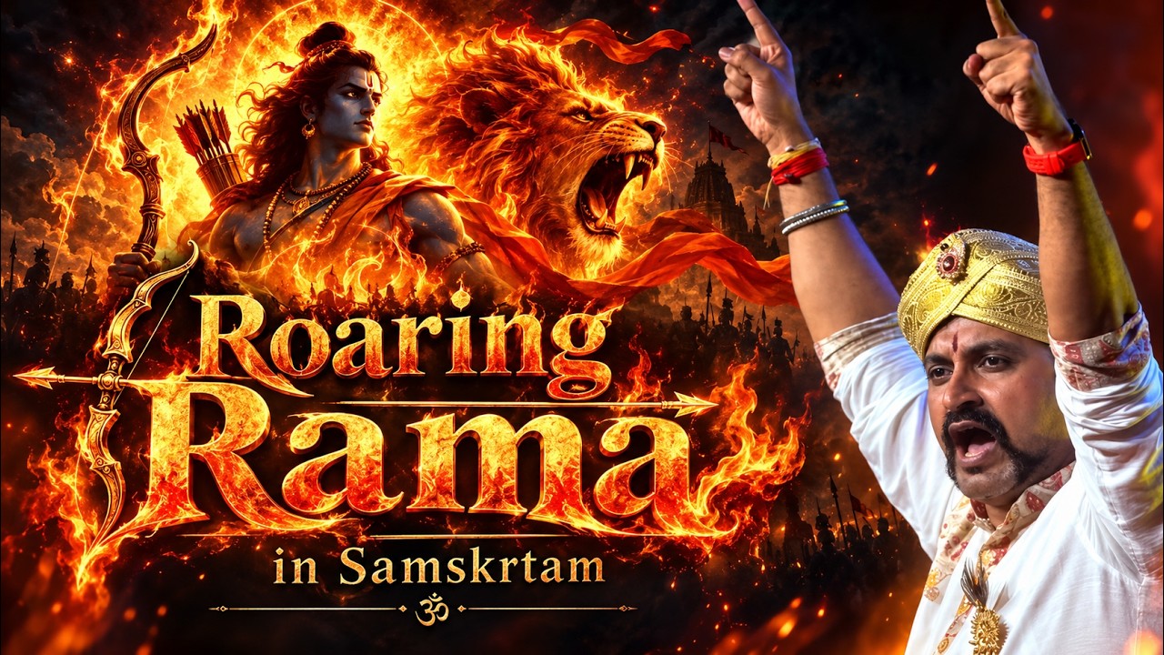 ROARING RAMA - Trending Rap in Sanskrit by HarshaDhwani  ShreeHarsha | 64th BGU