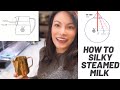 The Best Milk Texturing Technique , Silky steamed Milk by JIBBI LITTLE (ENGLISH) PART1