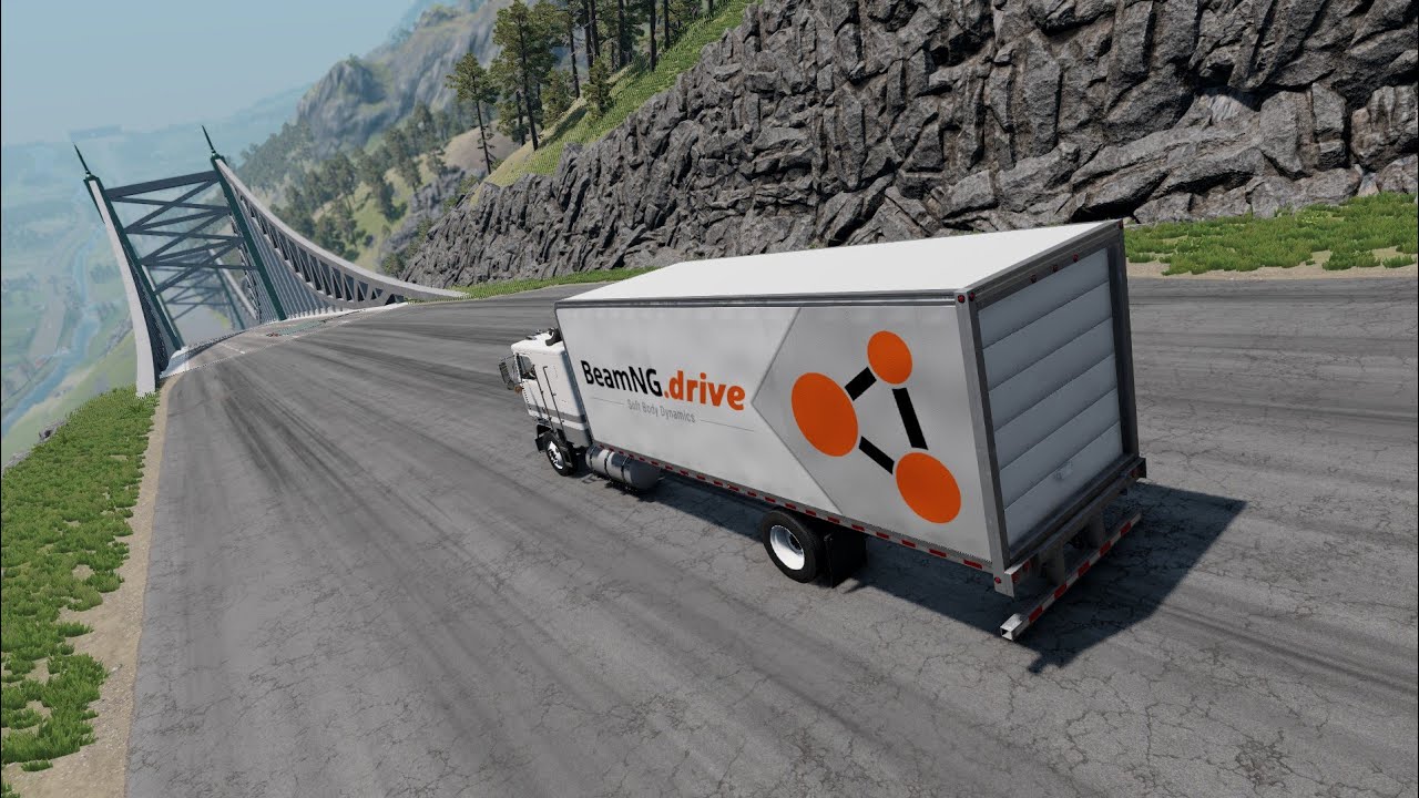 Full Throttle INSANE Long Downhill Mayhem! | BeamNG.drive Epic Crashes & Speed Test #2