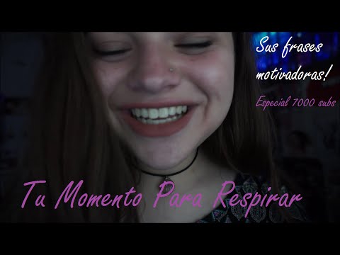 ASMR Español (Argentina) Soft Spoken - Sus frases motivadoras!/Especial de los 7000 subs