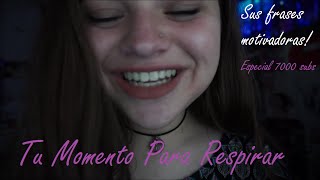 ASMR Spanish (Argentina) Soft Spoken - Your motivational phrases!/7000 Subscriber Special screenshot 1