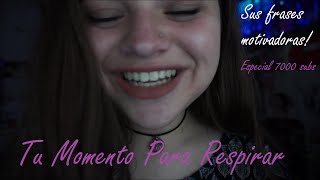 ASMR Español (Argentina) Soft Spoken - Sus frases motivadoras!/Especial de los 7000 subs screenshot 4