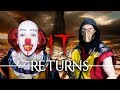 IT Returns! (BizarrelyFunny Real MK Halloween Special) | Pennywise vs MK11 PARODY!
