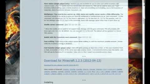 How to install tmi Minecraft 1.2.5