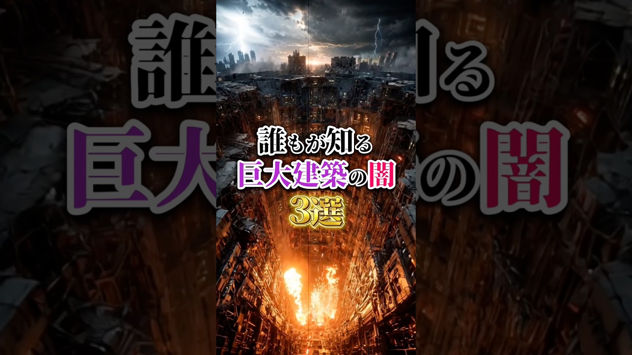 【誰もが知る巨大建築の闇3選】 #ミステリー #雑学 #衝撃の事実 #歴史 #建築
