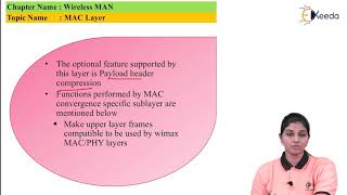 Network Protocols MAC Layer - Wireless PAN -Wireless Networks.