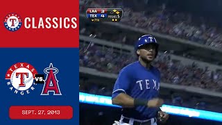 Angels @ Rangers - September 27, 2013 (Rios pulls Rangers closer in '13 Wild Card race)