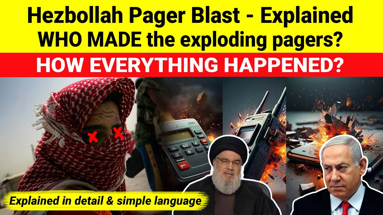 Mossad's Pager Attack : How Israel Targeted Hezbollah in Lebanon | 2024 ...