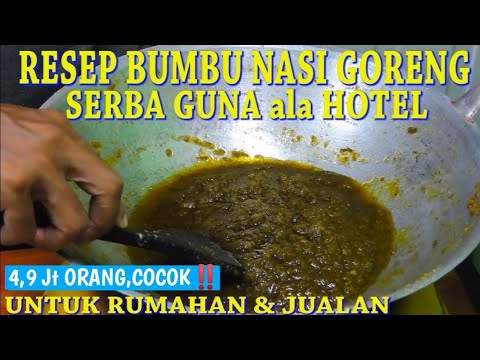 Daftar Masakan Resep Bumbu Nasi Goreng Serba Guna | Bisa Untuk Bakmi, Bihun, Kwitiaw Dll. Yang Sedap