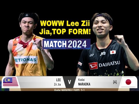 😱WOWW, LEE Zii Jia On Top Form vs Kodai Naraoka 