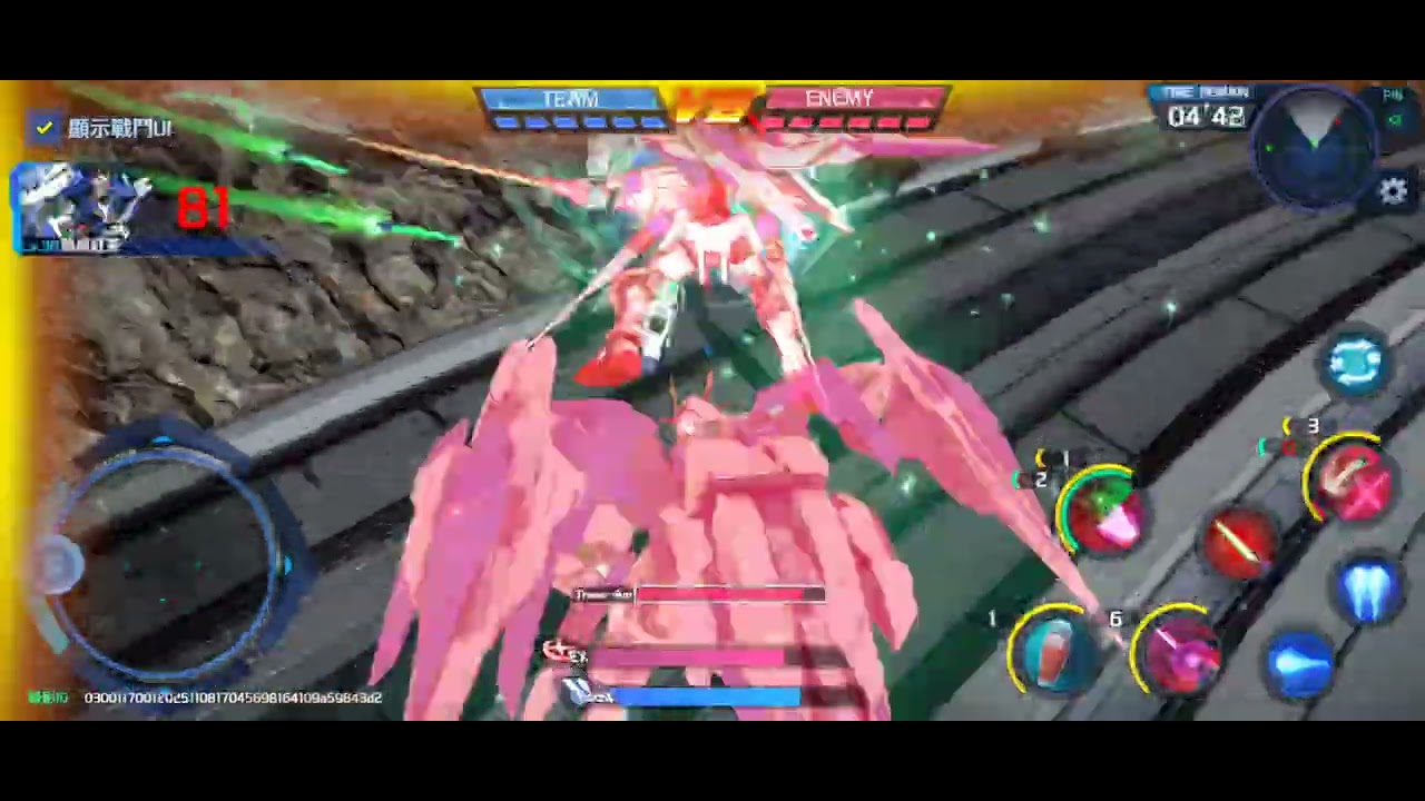 鋼彈 爭鋒對決 競技場 開局都打不到綠獨想說這場沒了 沒想到還能開兩次三紅擊破!!