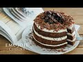 Black Forest Cake Recipe | フォレノワール -さくらんぼとチョコレートのケーキの作り方 | Emojoie Cuisine