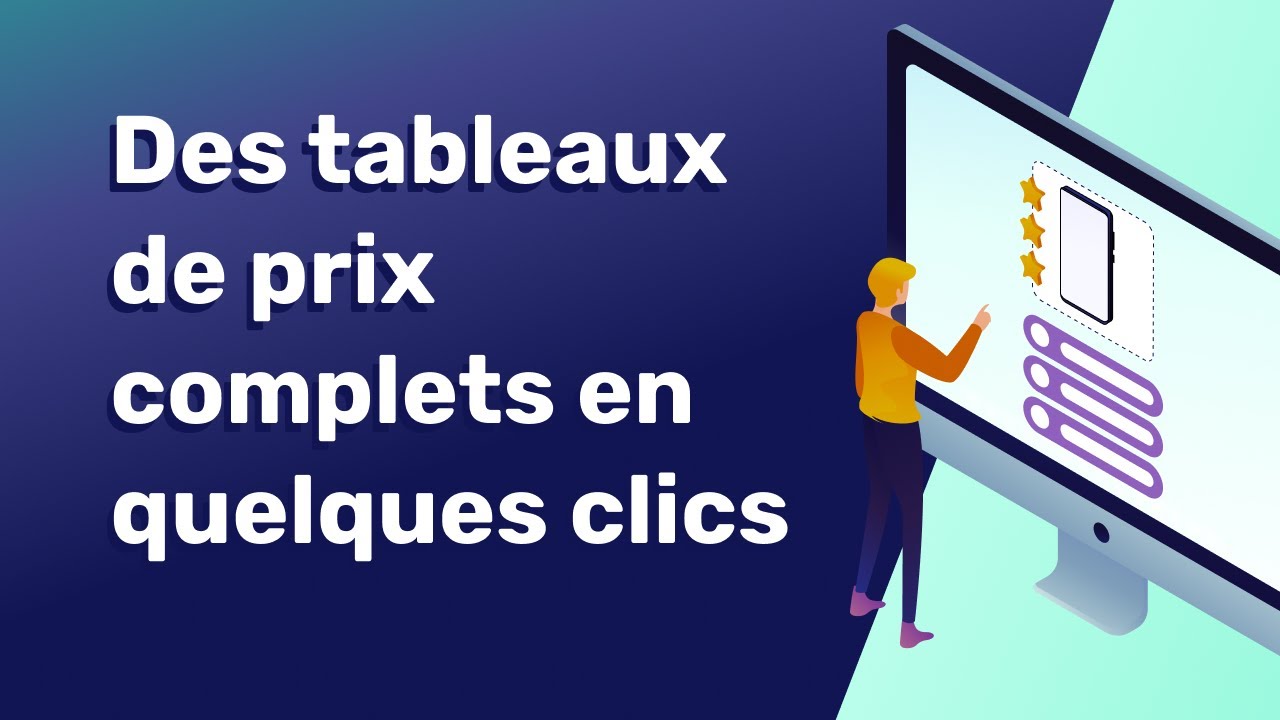 Créer des tableaux de prix en quelques instants avec Affilizz