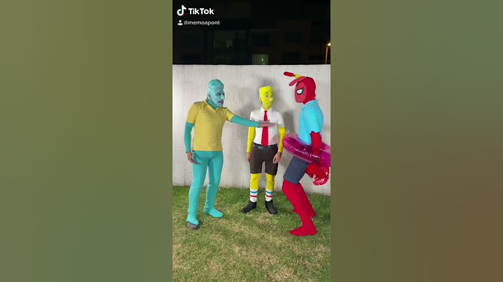 DE QUÉ COLOR ES MI CALZONCILLO… / Memo Aponte #bobesponja #nickelodeon #cosplay #disfraces