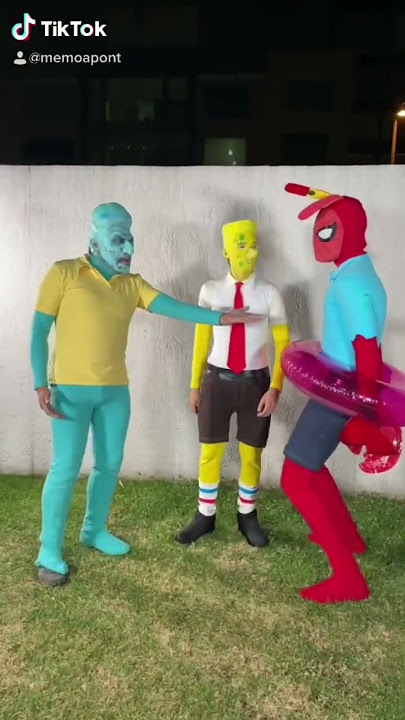 DE QUÉ COLOR ES MI CALZONCILLO… / Memo Aponte #bobesponja #nickelodeon #cosplay #disfraces