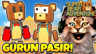 BEAR DUO SAVE THE BEEMOTHEP DESERT!! 😸 Ft. @MisterCemprengGaming - Super Bear Adventure