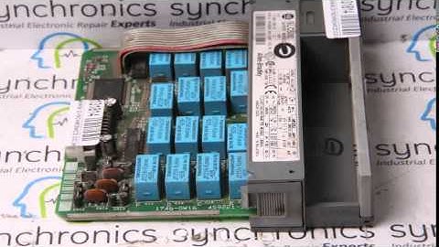 Allen Bradley - SLC500 Output Module 1746-0W16 Repaired at Synchronics