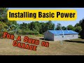 How to power up a garage or shed
