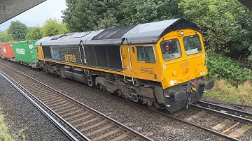 Class 66 & 444 Desiro | 66769 & 444031 + 444014 | Crossover | GBRf & SWR