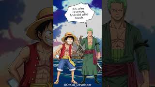 Why iPhone apps make more money than Android apps.. #developer #anime  #startup #onepiece  #animedev