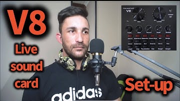 #v8soundcard #soundcard How to use V8 Sound Card on your COMPUTER (ENGLISH VIDEO WITH SUBTITLES)