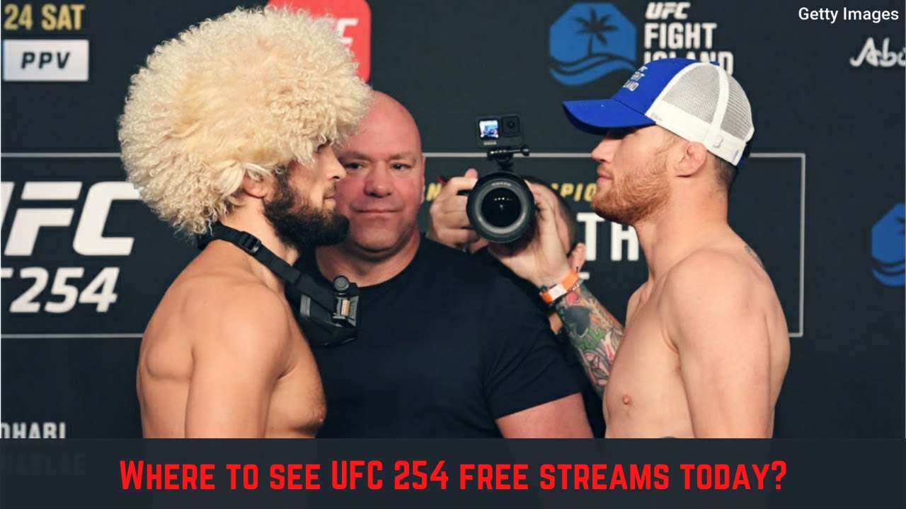 How to watch UFC 254 free streams Khabib vs Gaethje on buffstream ufc