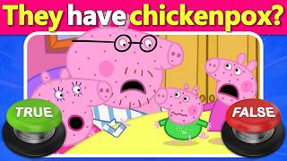 Peppa Pig Quiz 🐷 True or False Challenge! Only Real Fans Get 100% ⭕❌ | Quiz DingDong