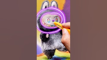 I Drew a Secret Labubu✏️😈 #art #drawing #popmart