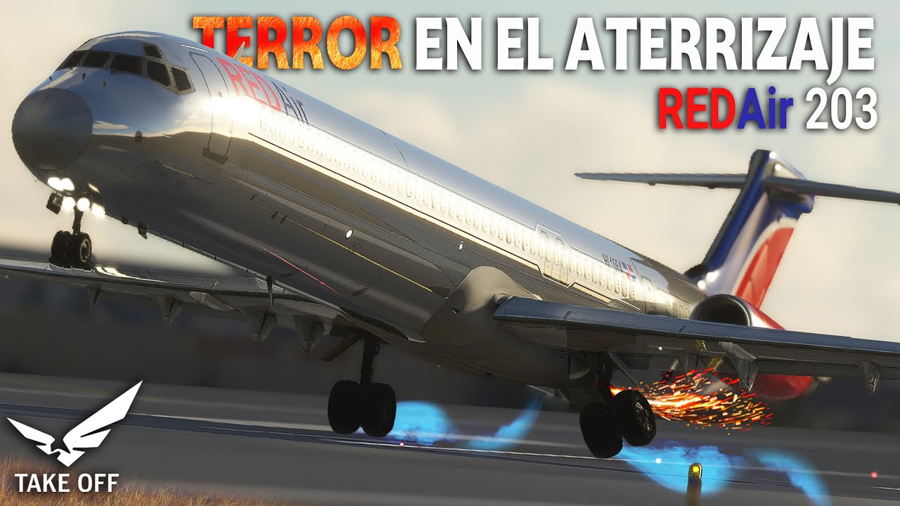 Un MD-82 Se Accidenta en Miami (Reconstrucción) Vuelo 203 de RED AIR