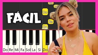 TUSA - KAROL G, Nicki Minaj - TUTORIAL DE PIANO FÁCIL screenshot 5