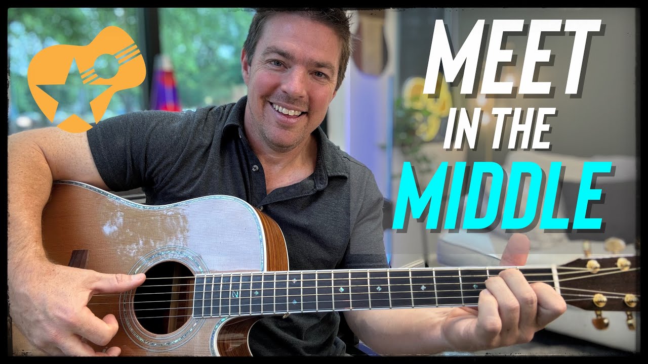 Meet In the Middle by Diamond Rio - Played with Sliding Chords! (Beginner Guitar)