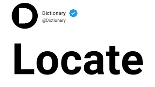 Locate Meaning In English