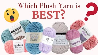 What is the BEST plush yarn? (2022) FULL yarn test and review - Chenille 