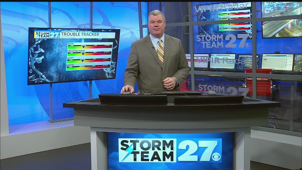 Update on the wintry mix to snow overnight - YouTube