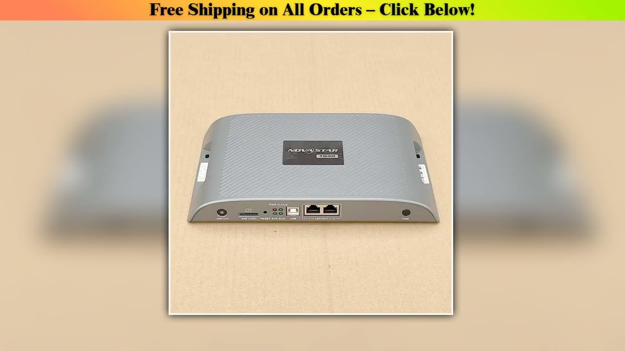 LED Digital Signage Novastar TB40 Full Color HUB75 LED Panel Video Wall Player LED Screen Pixel