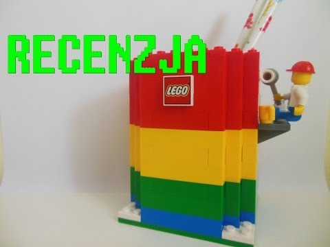 YouTube thumbnail: Recenzja: LEGO: Pencil Holder (850426)