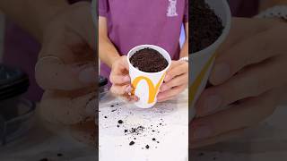 3 ingredient copycat oreo mcflurry 🤫 #shorts