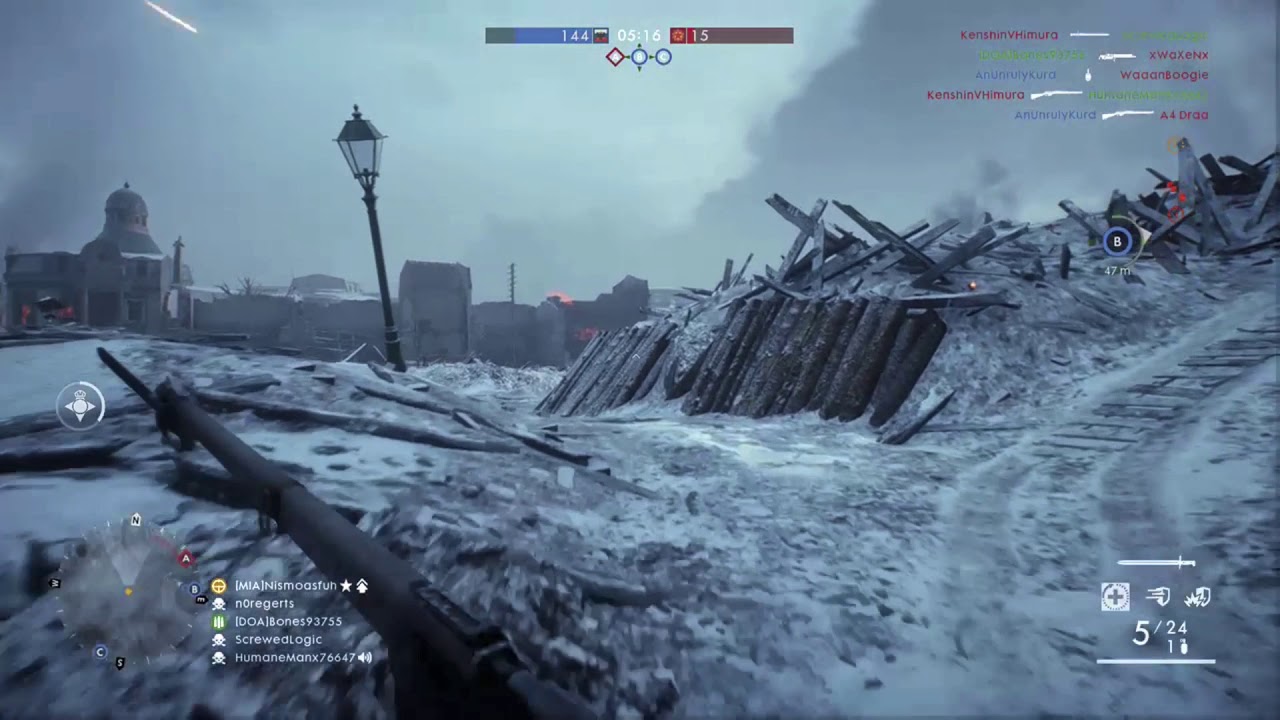 BF1 incendiary grenades