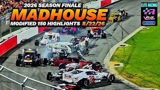 2026 MADHOUSE MODIFIED SEASON FINALE RACE HIGHLIGHTS FROM BOWMAN GRAY STADIUM 8/22/26