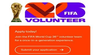 FIFA World Cup 2026 Volunteers | How to Apply + Full Guide