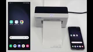 D463B (Android) Printer connect to WiFi and PDF print example