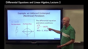 DiffEq & Linear Alg Lec 2: Pendulum, Exponential Models, Separation of Variables, Coordinate Systems
